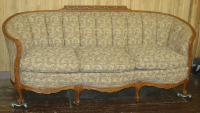 Very Nice Sofa w/Carved Trim
