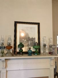 Old oil lamps 