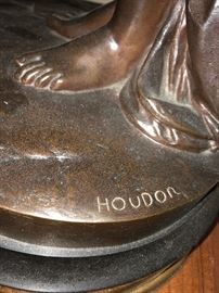 Bronze after Houdon, Jean-Antoine "L'Hiver ou La Frileuse"