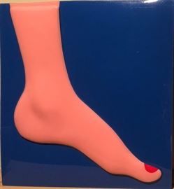 Tom Wesselmann (Amer. 1931-2004), Seascape (Foot), 1967, Vacuum-Formed Plexiglas