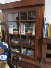 one of several bookcases