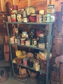 Just some of the huge tin collection!!!