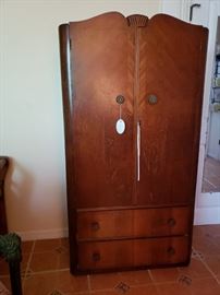 1930/40s armoire. One of several at sale.