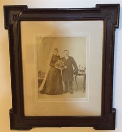 Antique Family Photo with Great Frame