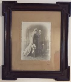 Antique Family Photo with Great Frame