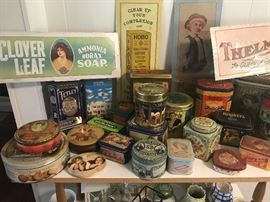 Vintage tins
