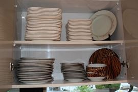 Huge Amount of Kitchenware, Pots and Pans and Serving Pieces, Dish Sets and Baking