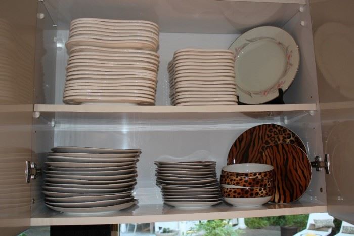 Huge Amount of Kitchenware, Pots and Pans and Serving Pieces, Dish Sets and Baking