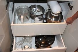 Huge Amount of Kitchenware, Pots and Pans and Serving Pieces, Dish Sets and Baking