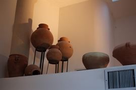 Assorted Pottery and Stands