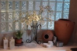 Assorted Plants and Decorative Items