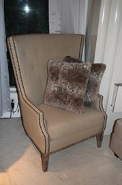 Upholstered Nailhead Chair