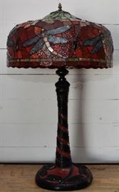 Nice selection stained glass lamps