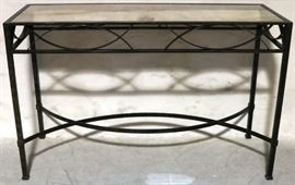 Metal console table