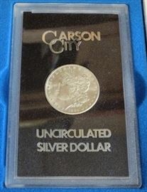 1884 UNC Carson City Silver Dollar
