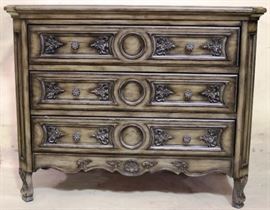 French 3 drawer chest