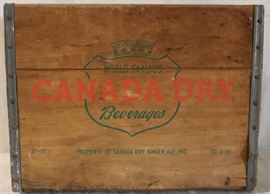 Canada Dry drink crate