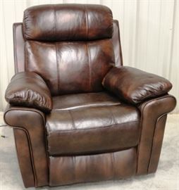 Leather Italia electric recliner