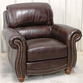 Leather Italia club chair