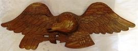 Wooden carved eagle