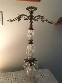 Vintage Crystal Candy Dish Holder!