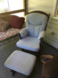 Shermag Gliding Rocker & Stool!