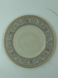 Franciscan "Renaissance" Grey Decorative Design w/ Gold Trim Bread And Butter Plate (7 in Stock)