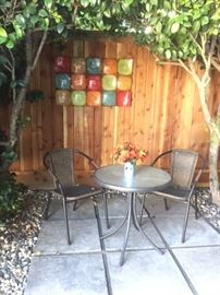 Bistro Set with 2 Chairs