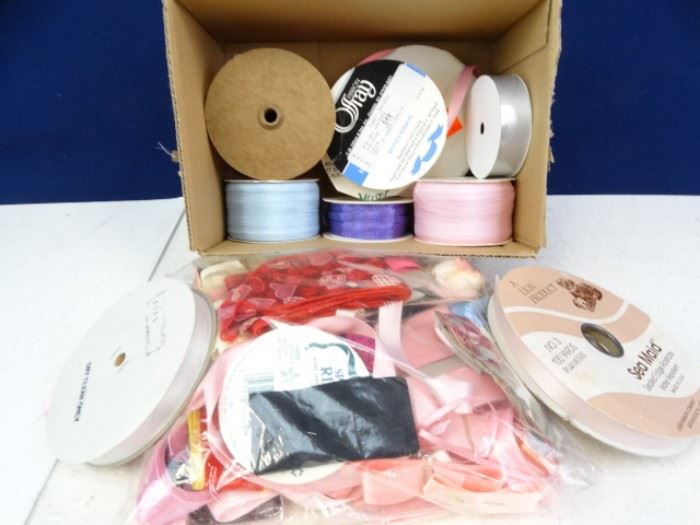 Assorted Ribbons Crafting Lot