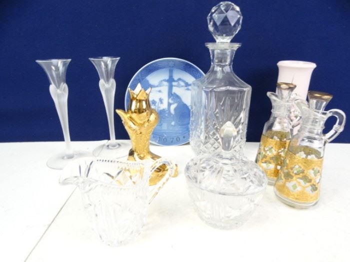 Crystal Decanter Assorted Glasswarer