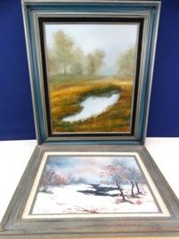Signed Oil Paintings (2)