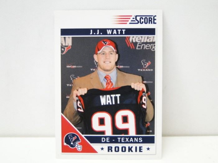 JJ watt Score Rookie Card Texans