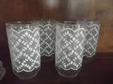 Vintage white glasses