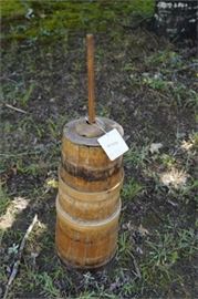 Antique Pine Butter Churn