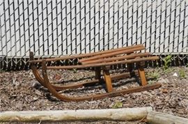 Antique Wooden Sled