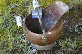 Decorative Copper Coal Scuttle