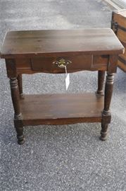 Decorative Pine Console Table