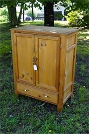 Pine Wardrobe Cabinet