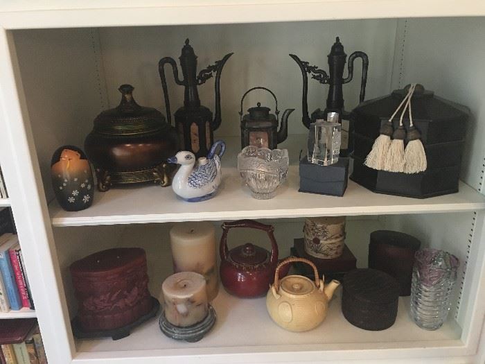 Teapots, Candles, Figurines, etc.