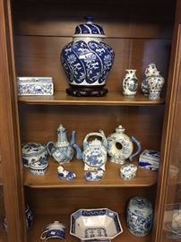  Collection of Blue and White Porcelain