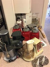 Food Processor, Juicer, Canisters