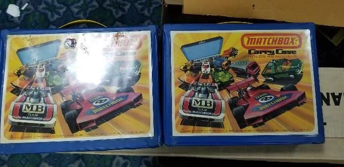 Matchbox Carry Cases, loaded with cars!