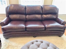 Leather sofa