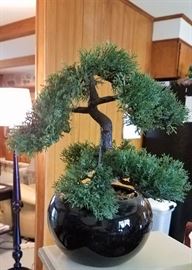 Faux bonsai tree
