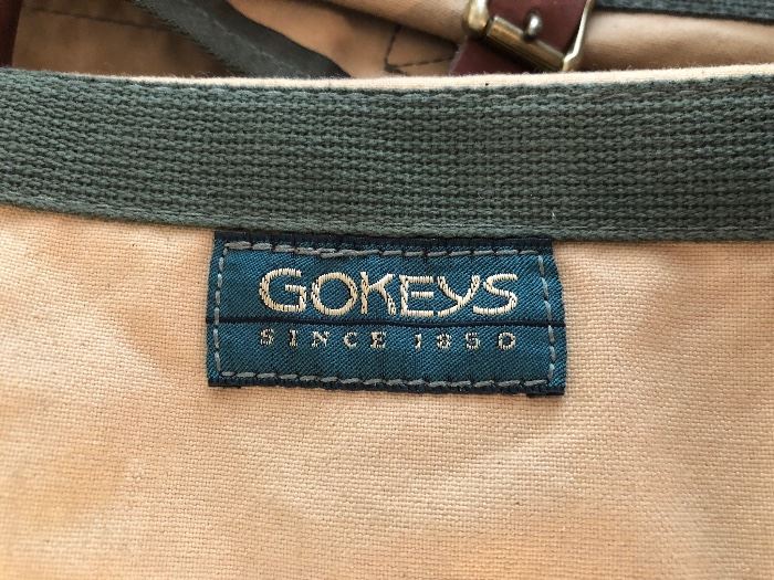 Vintage Gokey’s canvas duffel bag