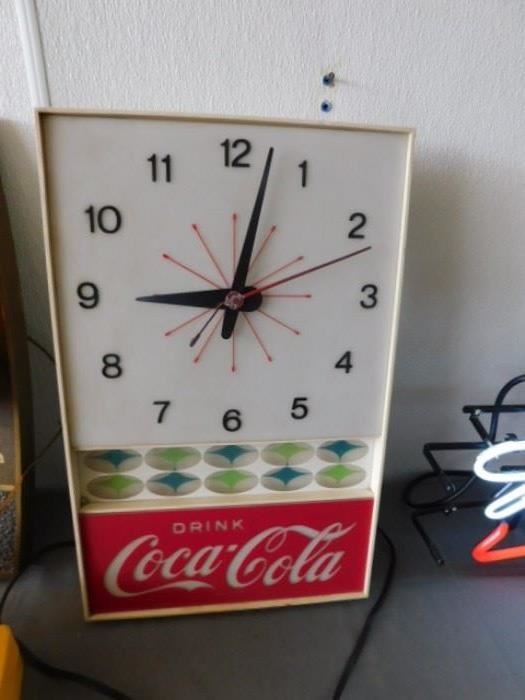 Non-working Coca-Cola  clock