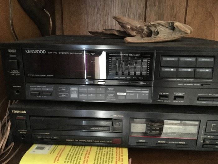 vintage Kenwood audio equipment