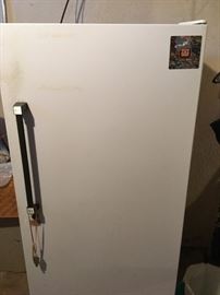 a Frigidaire freezer