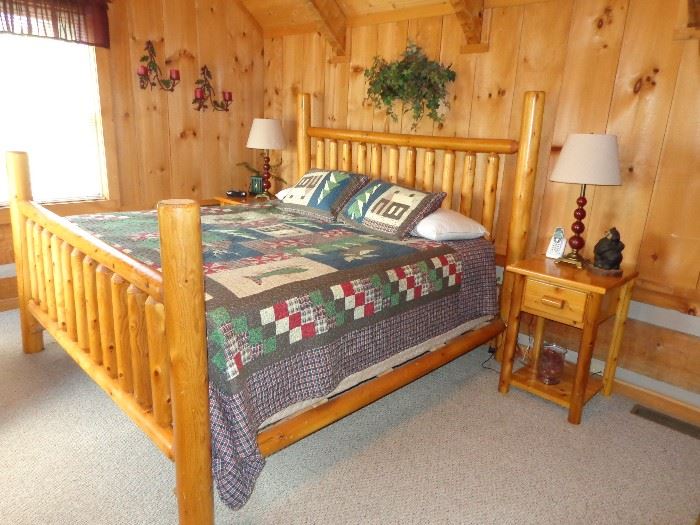 King Size Log Cabin Bed