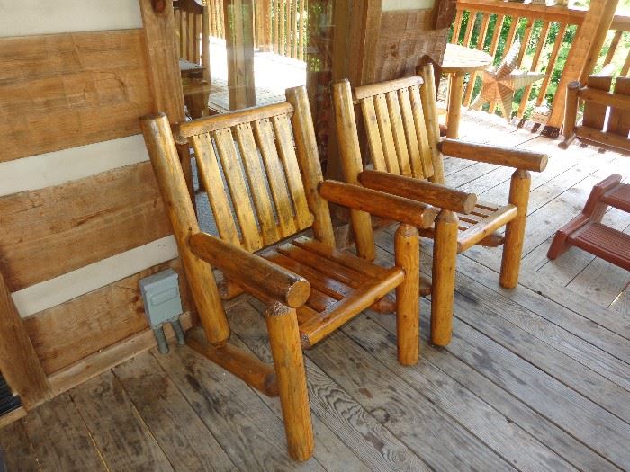 Log Chairs
